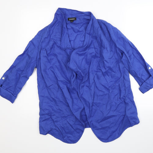 Pomodoro Womens Blue   Jacket  Size 12