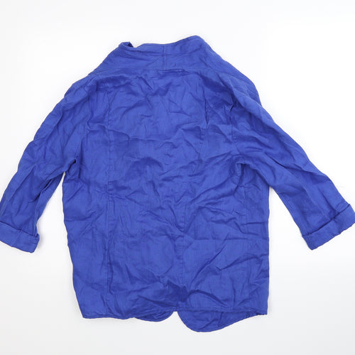 Pomodoro Womens Blue   Jacket  Size 12