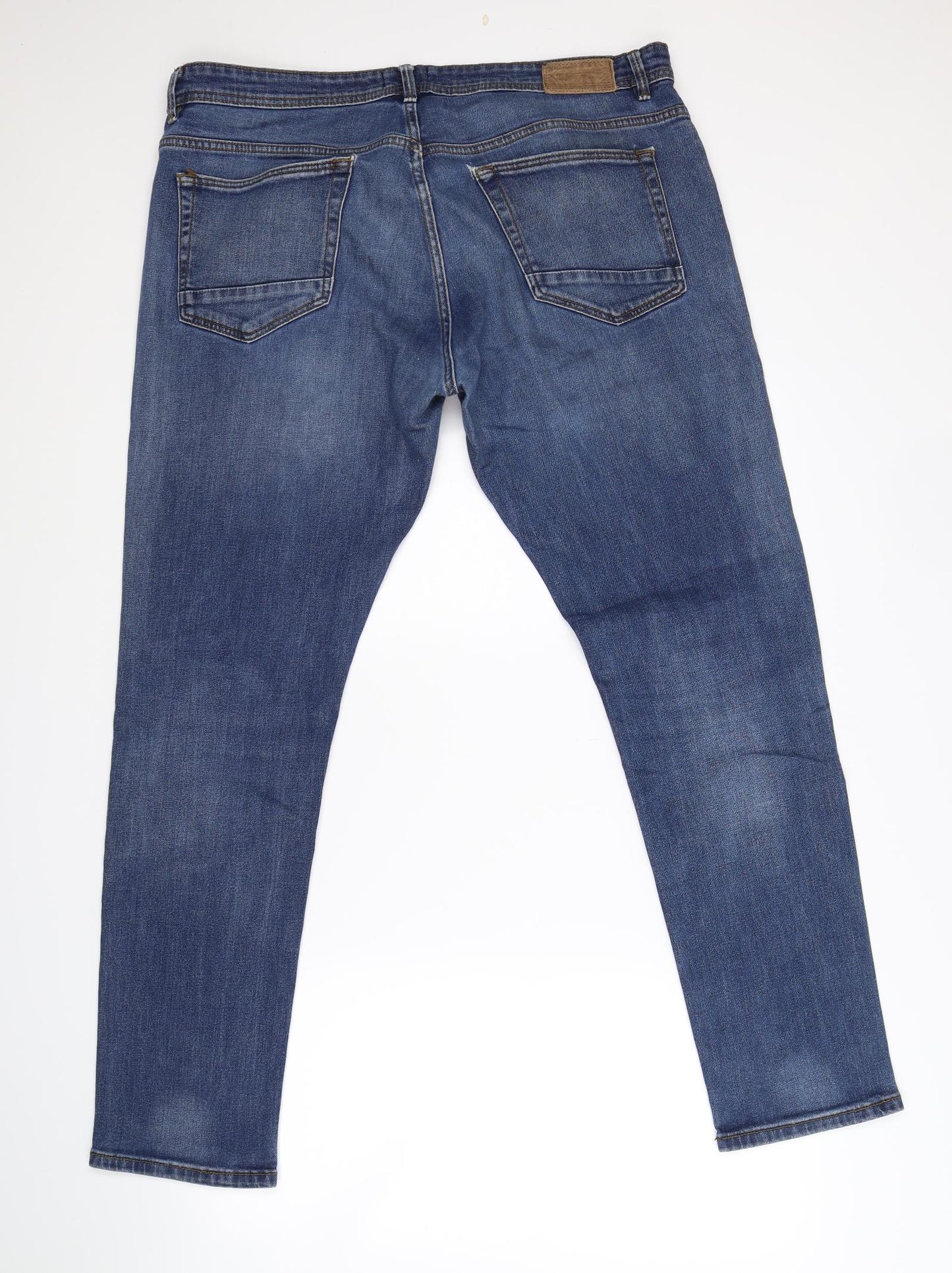 Pull&Bear Womens Blue   Skinny Jeans Size 20 L30 in - denim