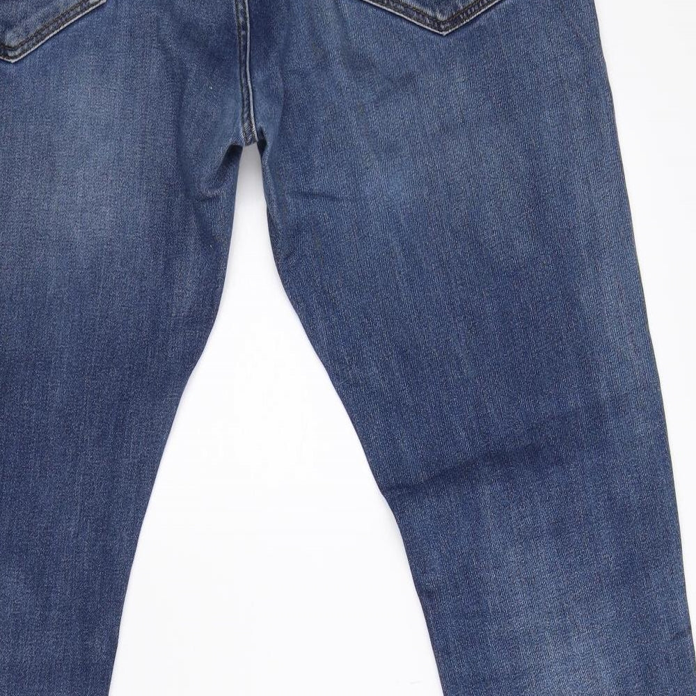 Pull&Bear Womens Blue   Skinny Jeans Size 20 L30 in - denim