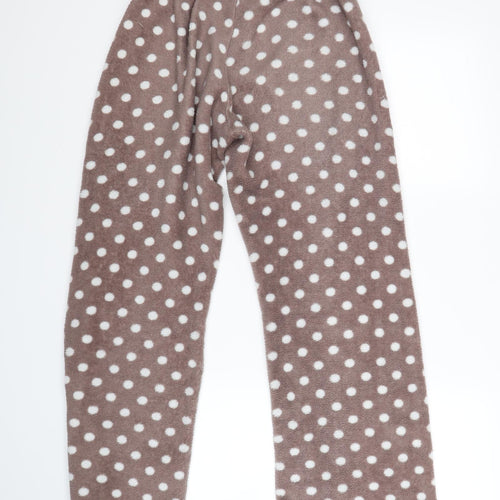 love lounge Womens Brown Polka Dot  Babydoll Pyjama Pants Size XS