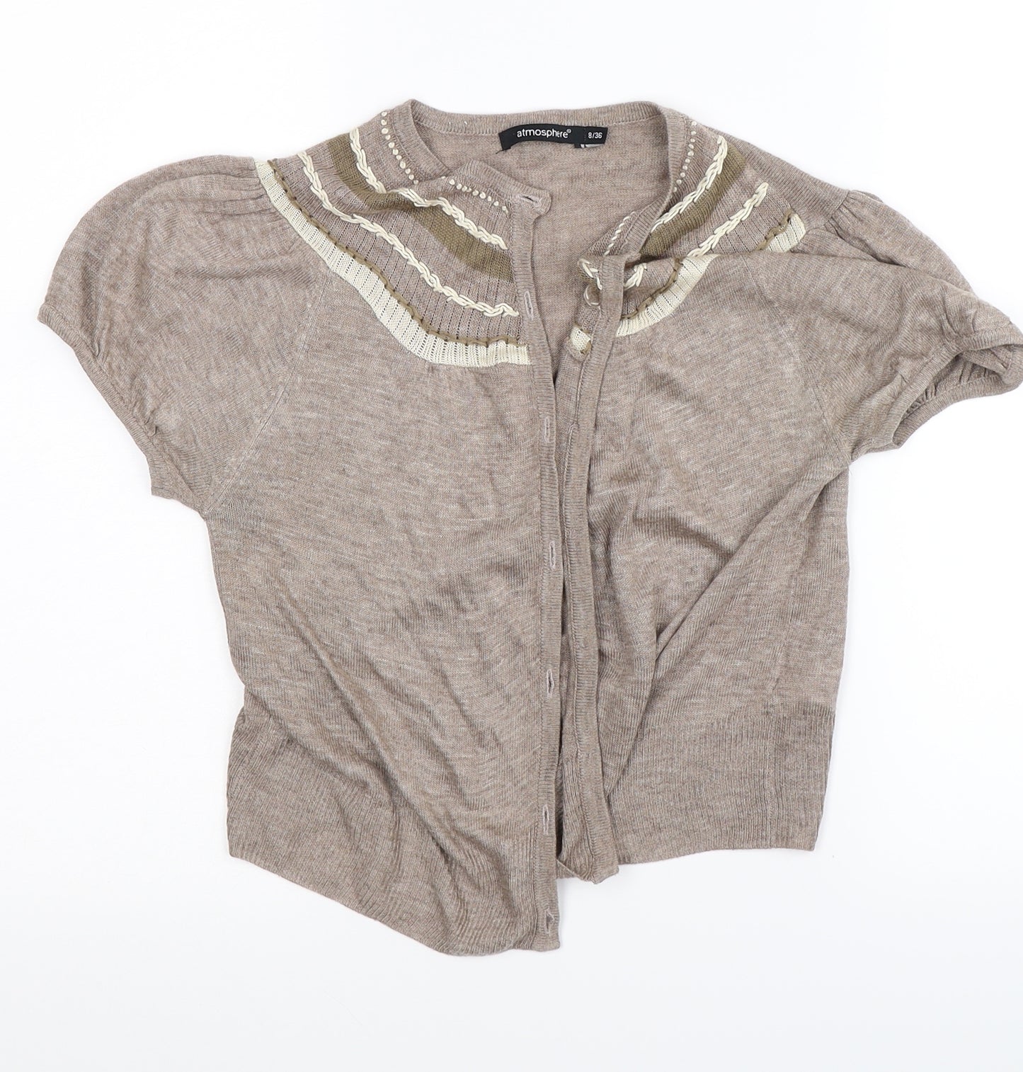 Atmosphere Womens Grey   Cardigan Jumper Size 8