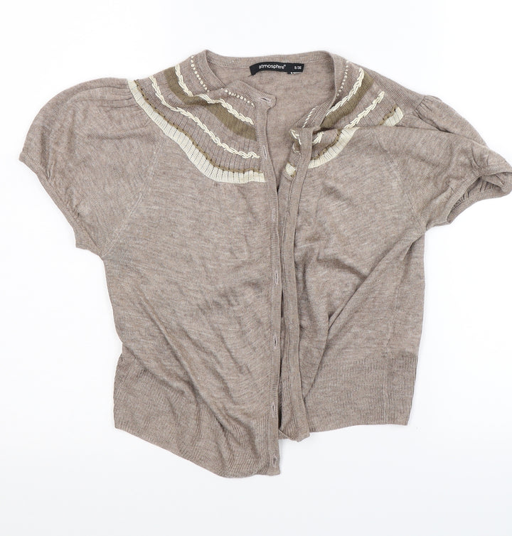 Atmosphere Womens Grey   Cardigan Jumper Size 8