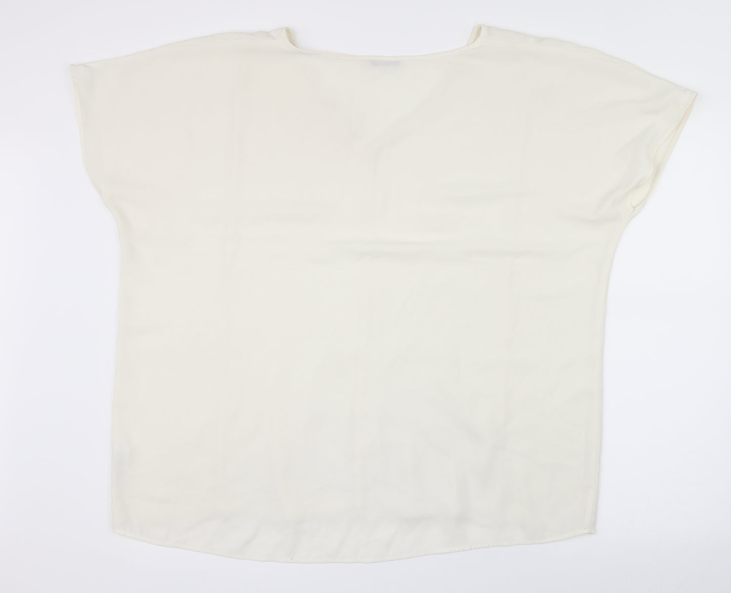 George Womens Beige   Basic Blouse Size 14