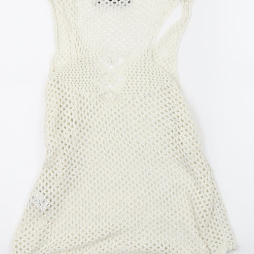 FOREVER 21 Womens Beige  Knit Basic Blouse Size S