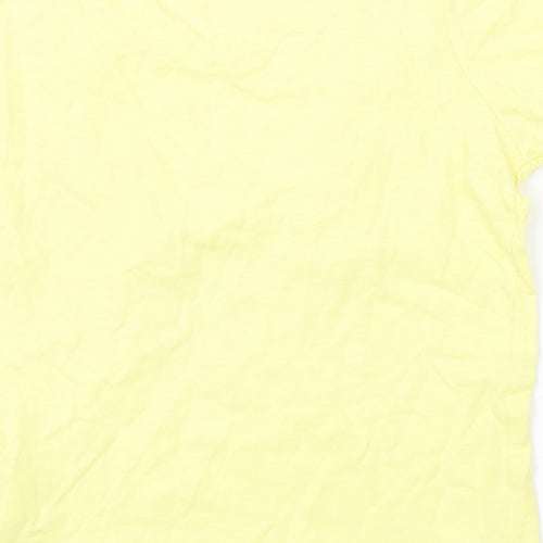 Primark Girls Yellow   Basic T-Shirt Size 3-4 Years