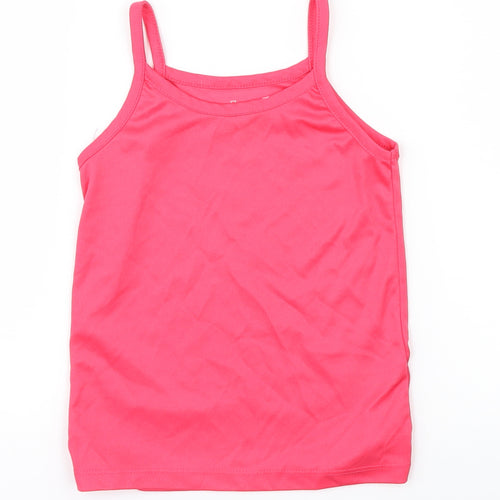 H&T Girls Pink   Camisole Blouse Size 3 Years