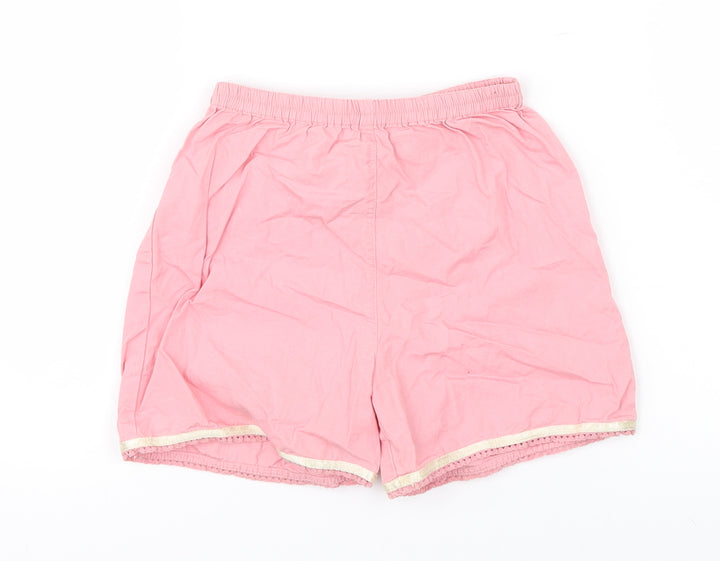 NEXT Girls Pink Cropped Trousers Size 9-12 Months