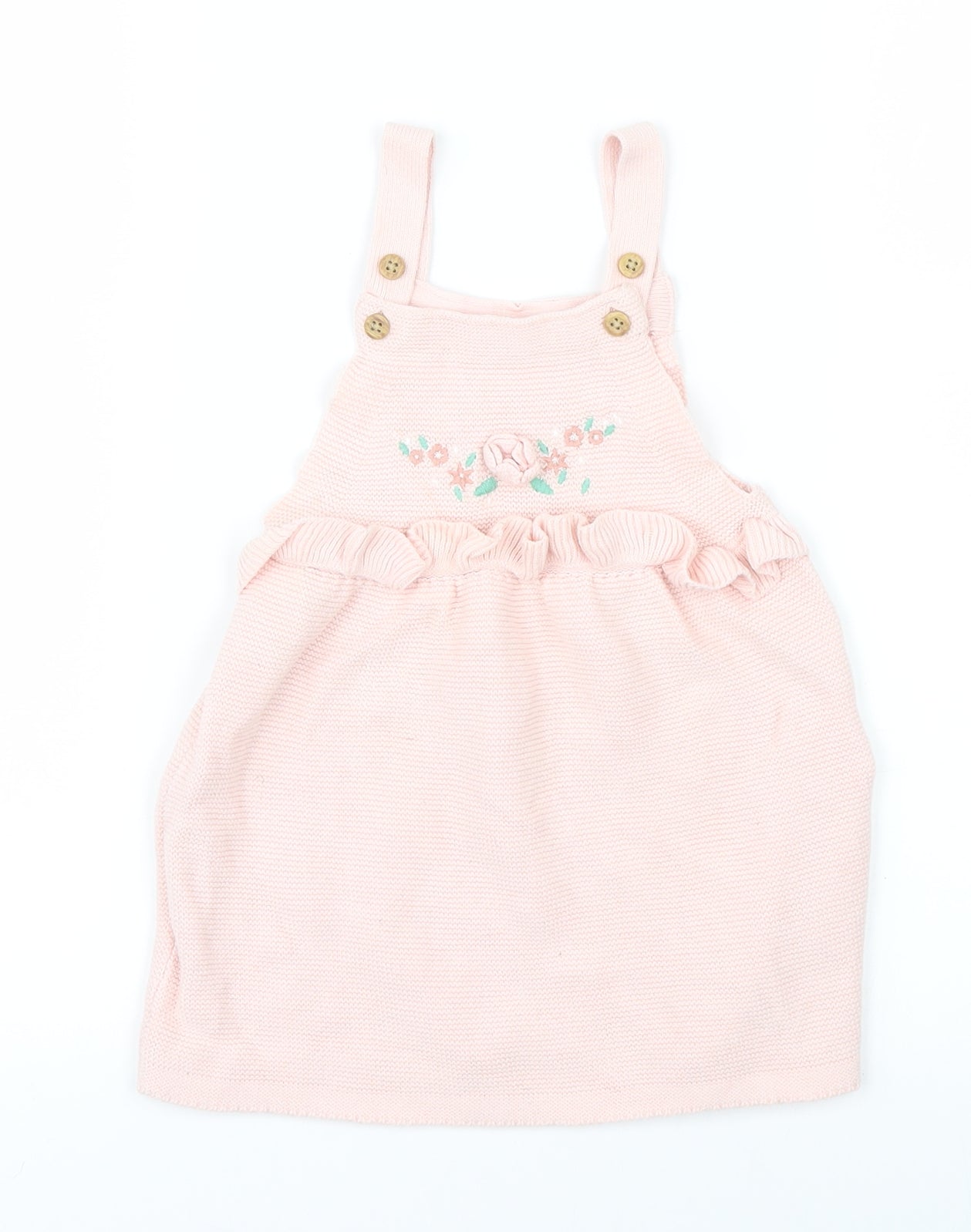 F&F Girls Pink Floral  A-Line  Size 9-12 Months