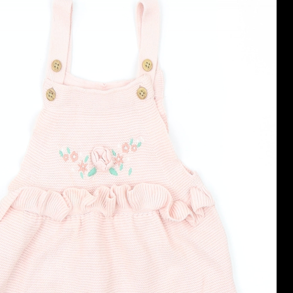 F&F Girls Pink Floral  A-Line  Size 9-12 Months