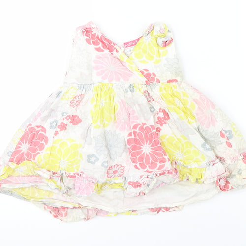 Little Rocha Girls Multicoloured Floral  Shift  Size 9-12 Months