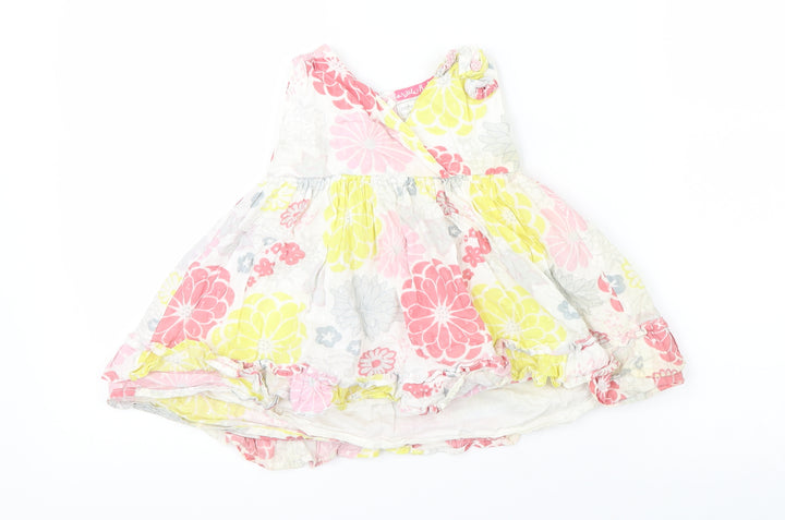 Little Rocha Girls Multicoloured Floral Shift Size 9-12 Months