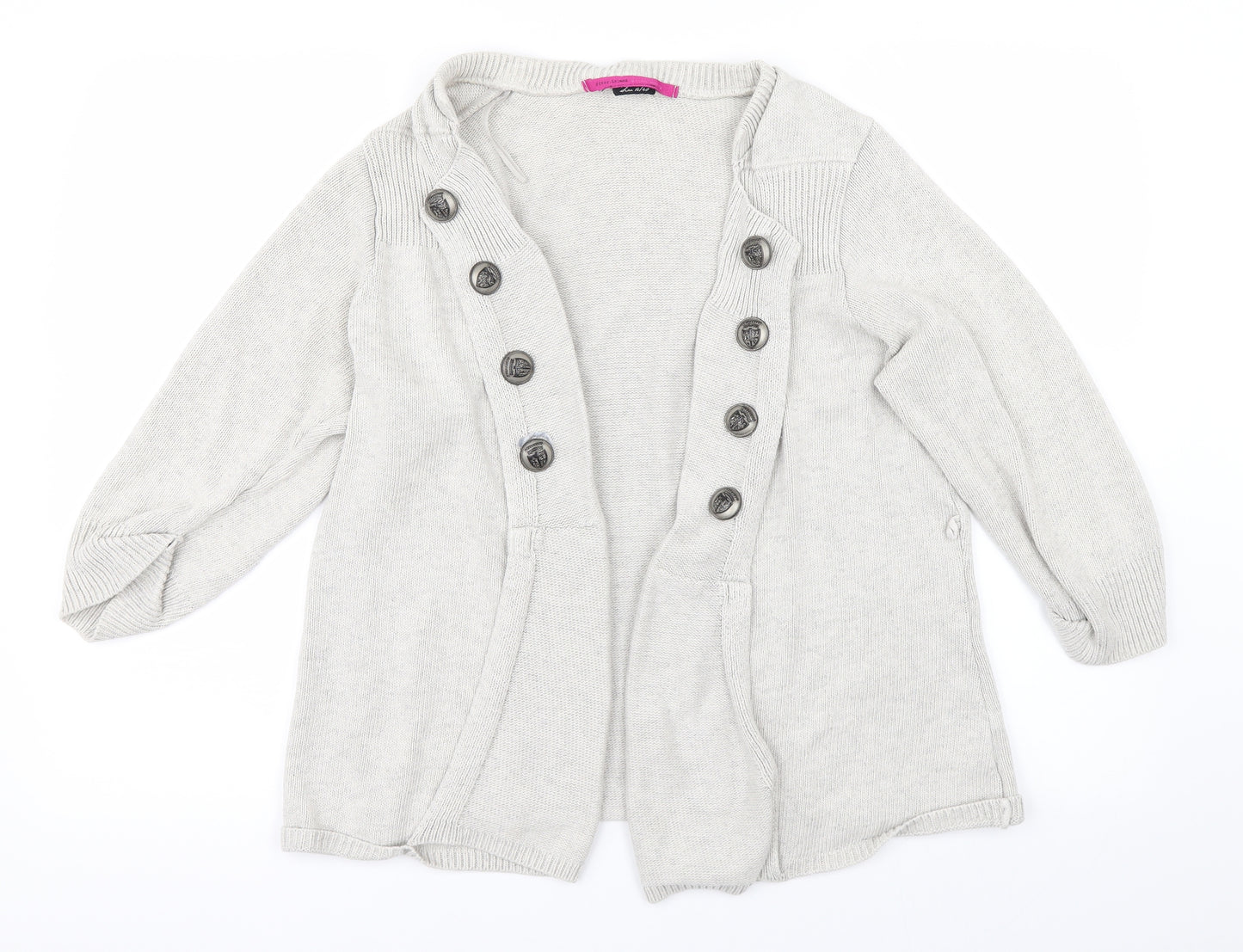River Island Womens Grey   Cardigan Jumper Size 14