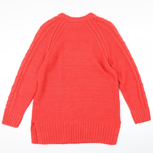 George` Womens Pink  Knit Pullover Jumper Size M
