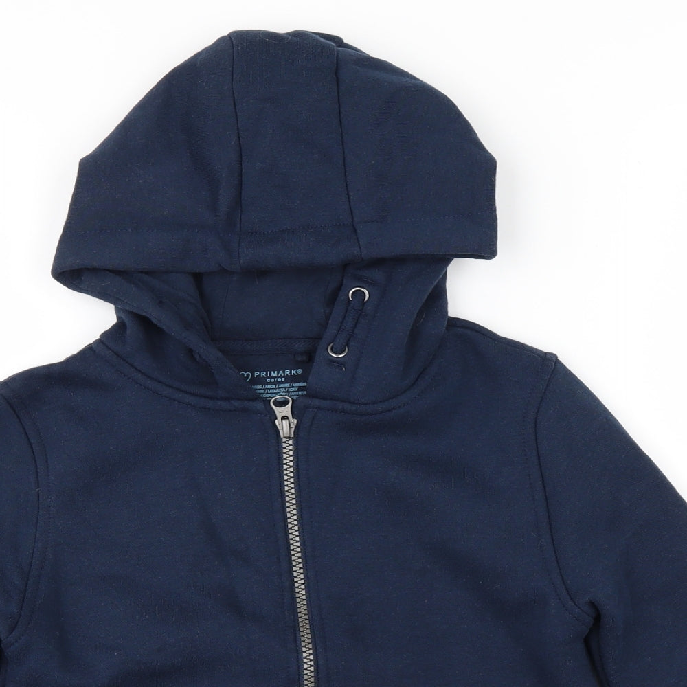 Primark` Boys Blue   Full Zip Hoodie Size 6-7 Years