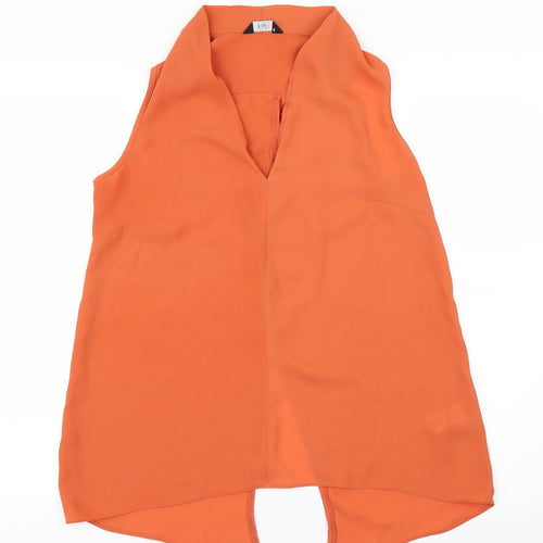 F&F Womens Orange   Basic Blouse Size 8