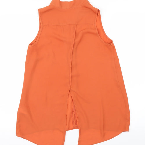 F&F Womens Orange   Basic Blouse Size 8