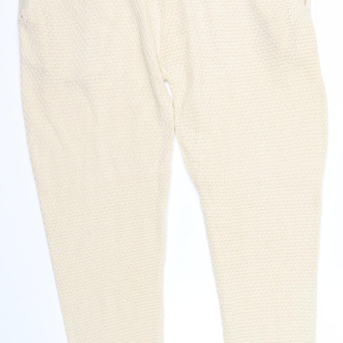 Misspap Womens Beige   Sweatpants Trousers Size 16 L29 in