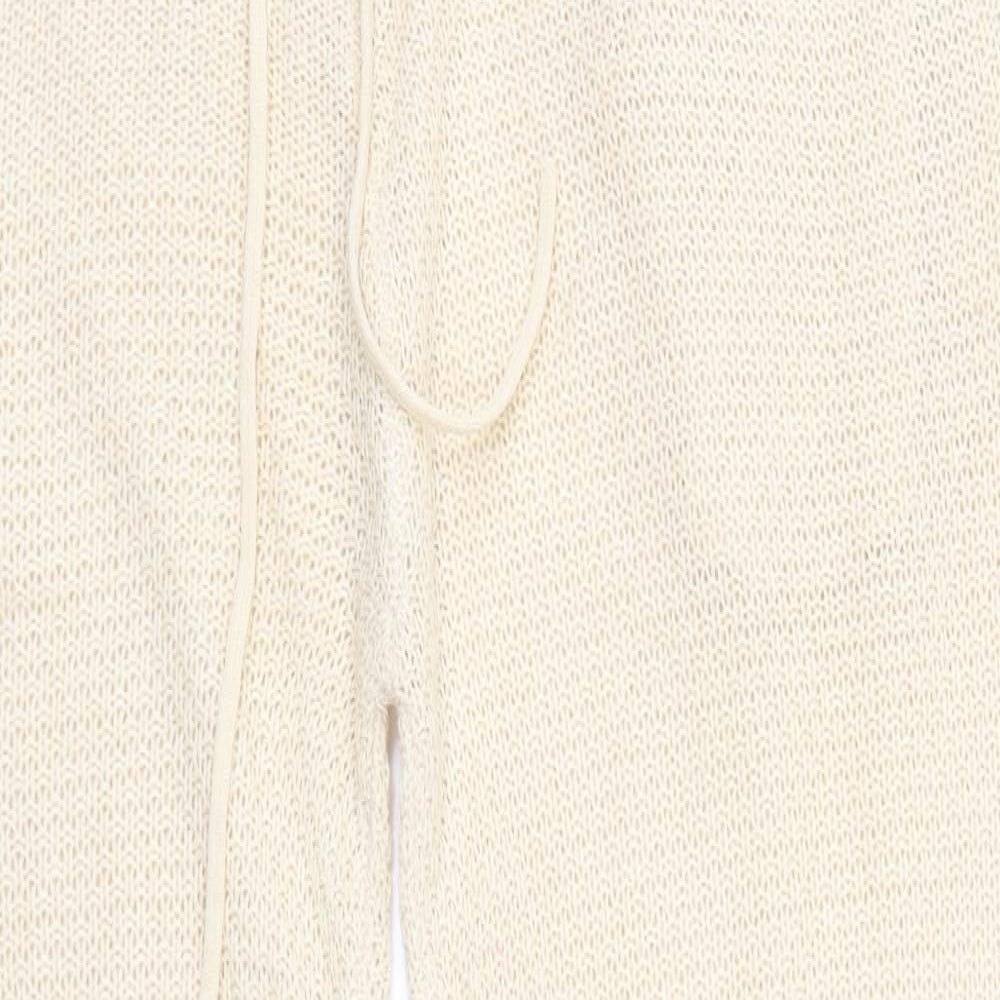Misspap Womens Beige   Sweatpants Trousers Size 16 L29 in
