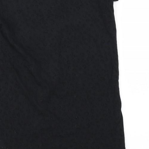 F&F Girls Black   Basic T-Shirt Size 12-13 Years