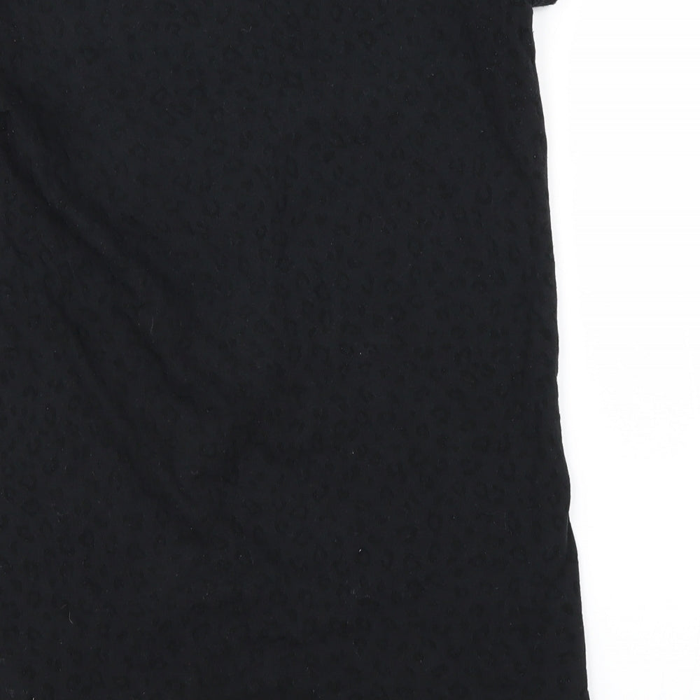 F&F Girls Black   Basic T-Shirt Size 12-13 Years