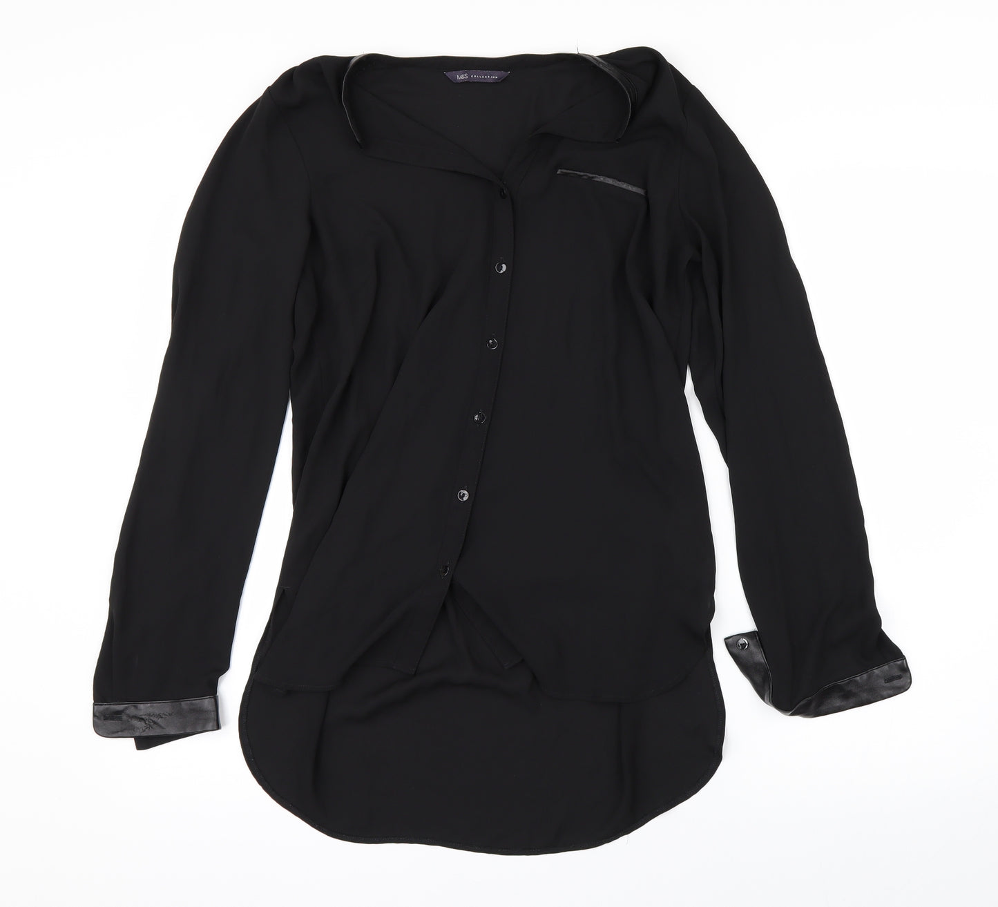 Marks & Spencer Womens Black   Cardigan Jumper Size 10
