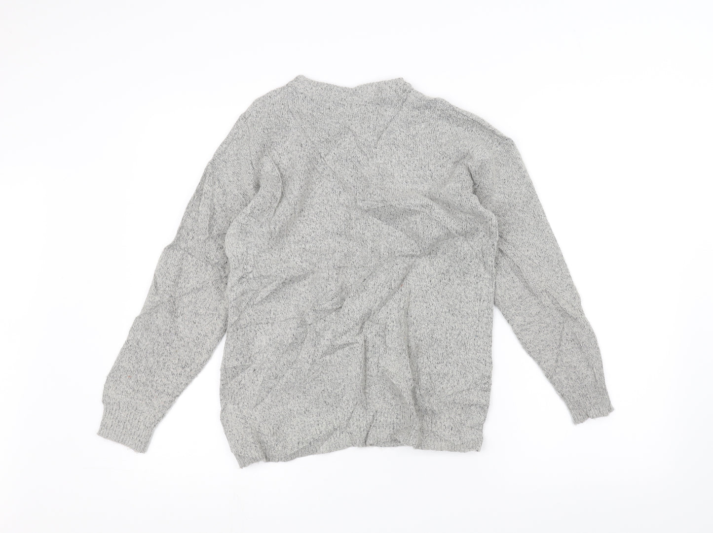 F&F Girls Grey   Pullover Jumper Size 10-11 Years