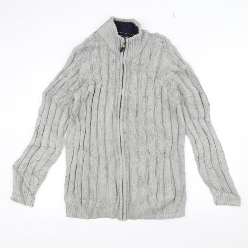 Maine New England Mens Grey   Jacket  Size L