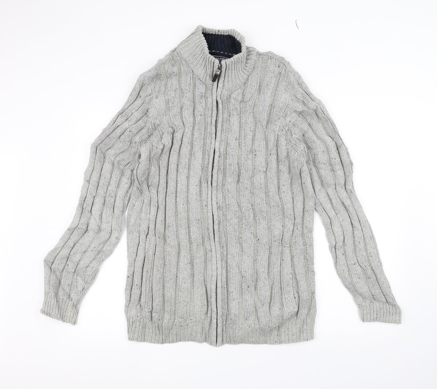 Maine New England Mens Grey   Jacket  Size L