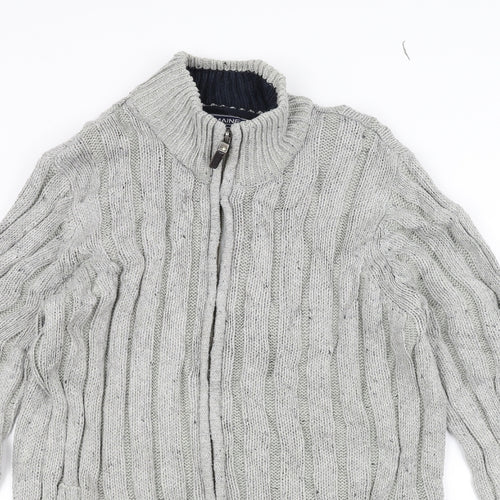 Maine New England Mens Grey   Jacket  Size L