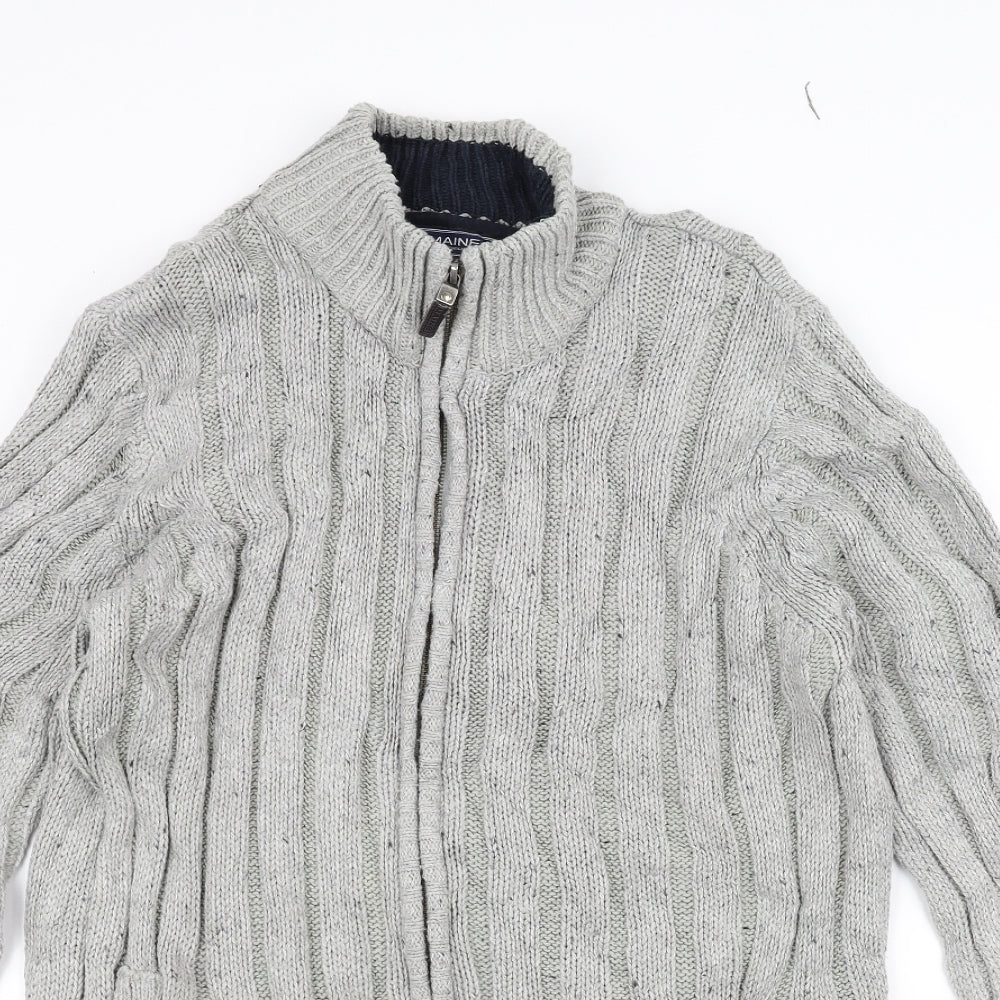 Maine New England Mens Grey   Jacket  Size L