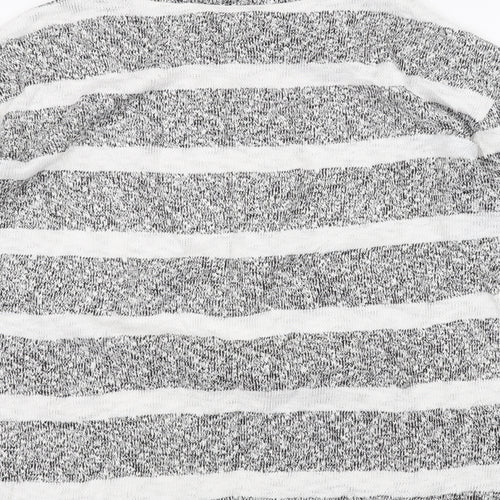Atmosphere Womens Grey Striped  Pullover Jumper Size S