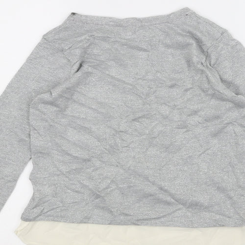 F&F Girls Grey   Pullover Jumper Size 10-11 Years