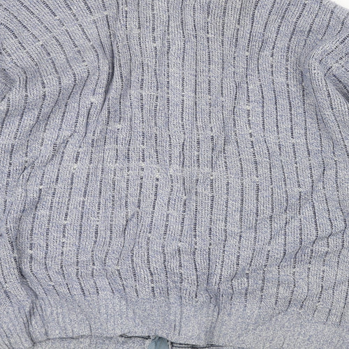 FAB Womens Blue   Full Zip Jumper Size L