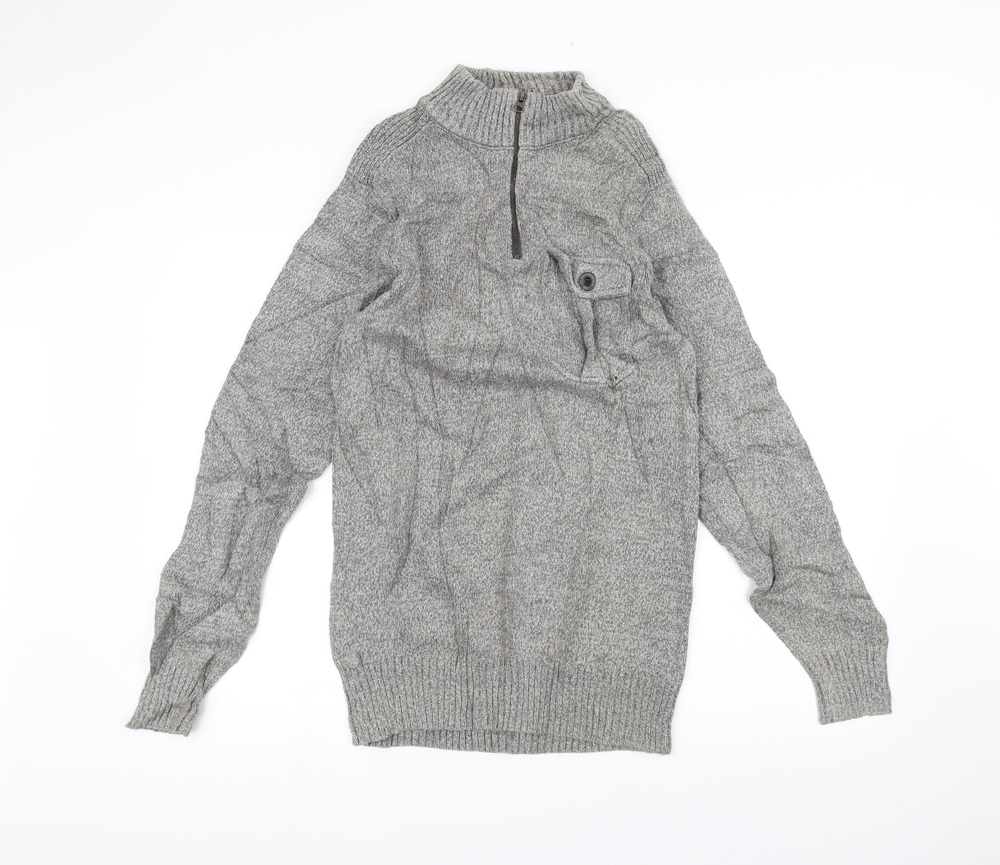 NEXT Mens Grey   Pullover Jumper Size S