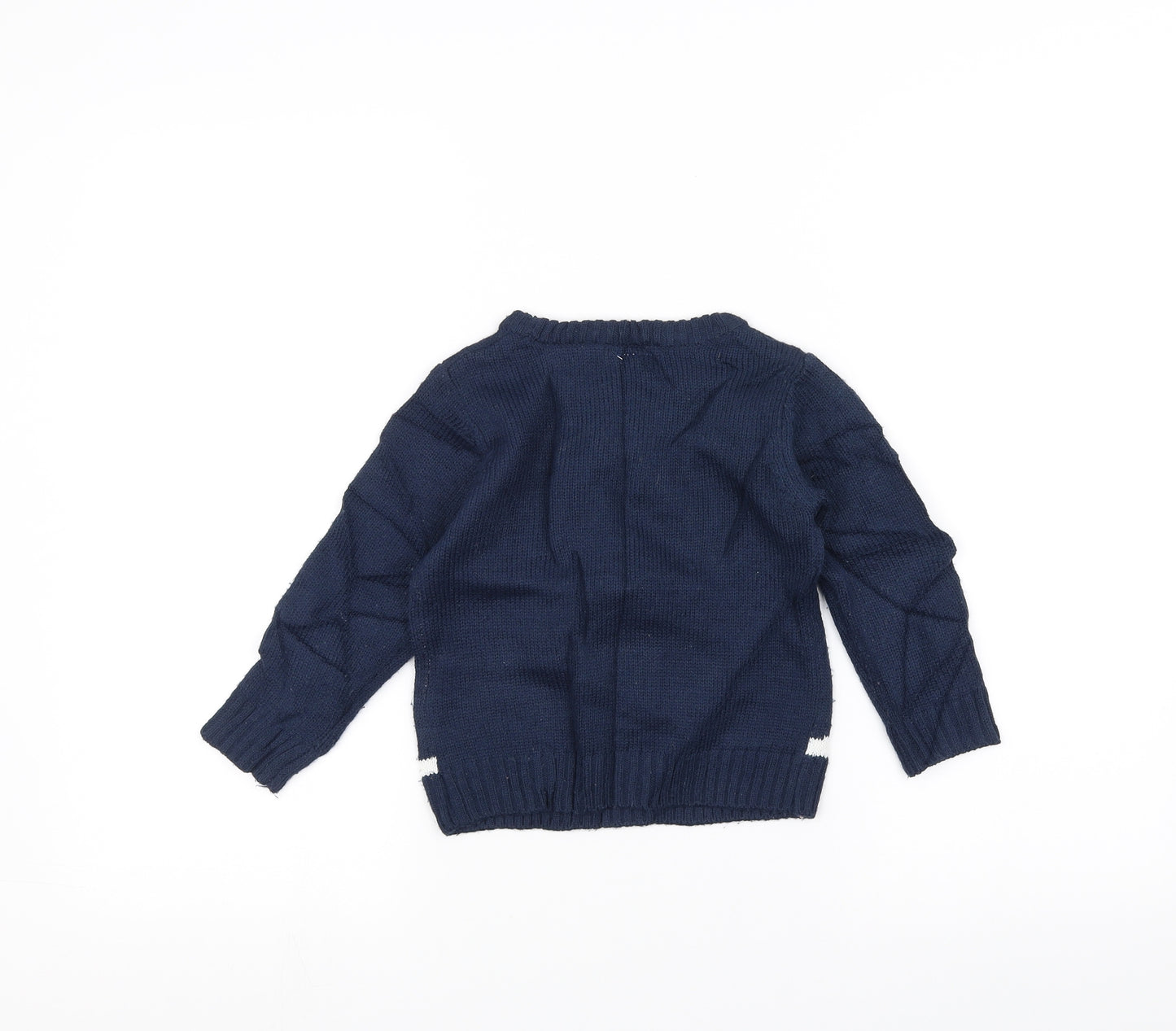 F&F  Blue   Pullover Jumper Size 18-24 Months  - Christmas  Jumper