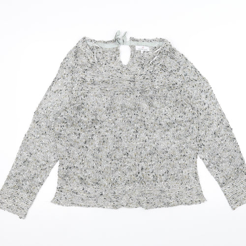 Jacqueline Riu Womens Grey   Pullover Jumper Size M