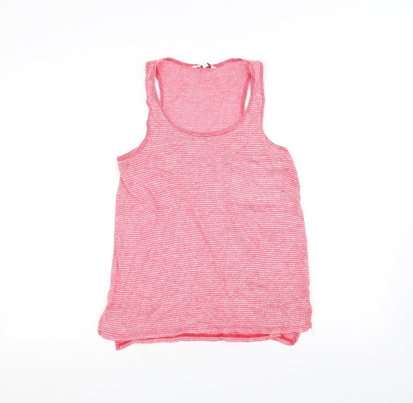 NEXT Womens Red Striped  Basic Tank Size 6