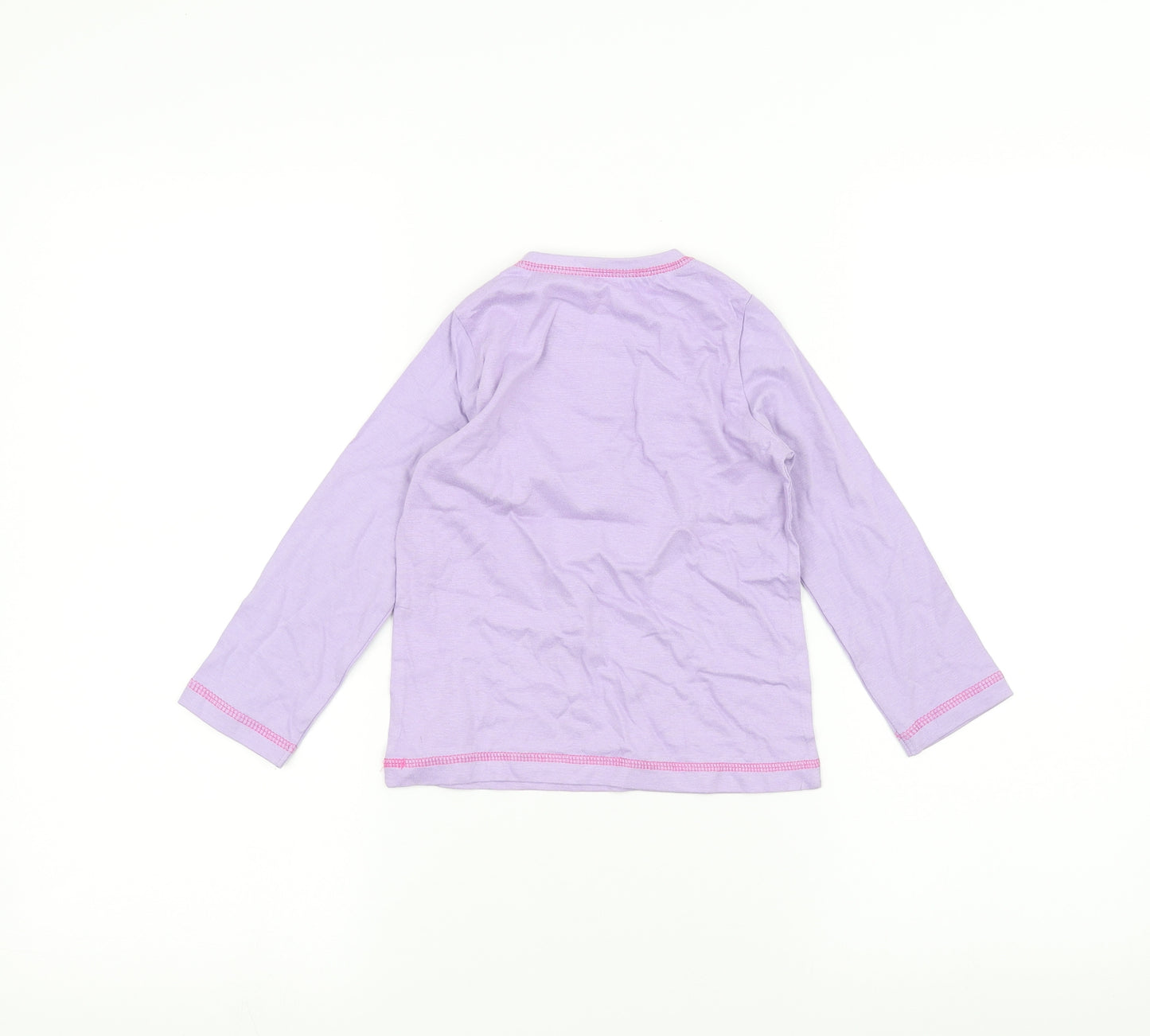Studio Girls Purple   Basic T-Shirt Size 2-3 Years  - Cat