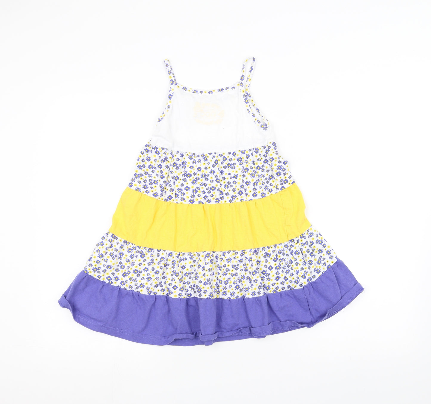 BPC Girls White Floral  A-Line  Size 6 Years