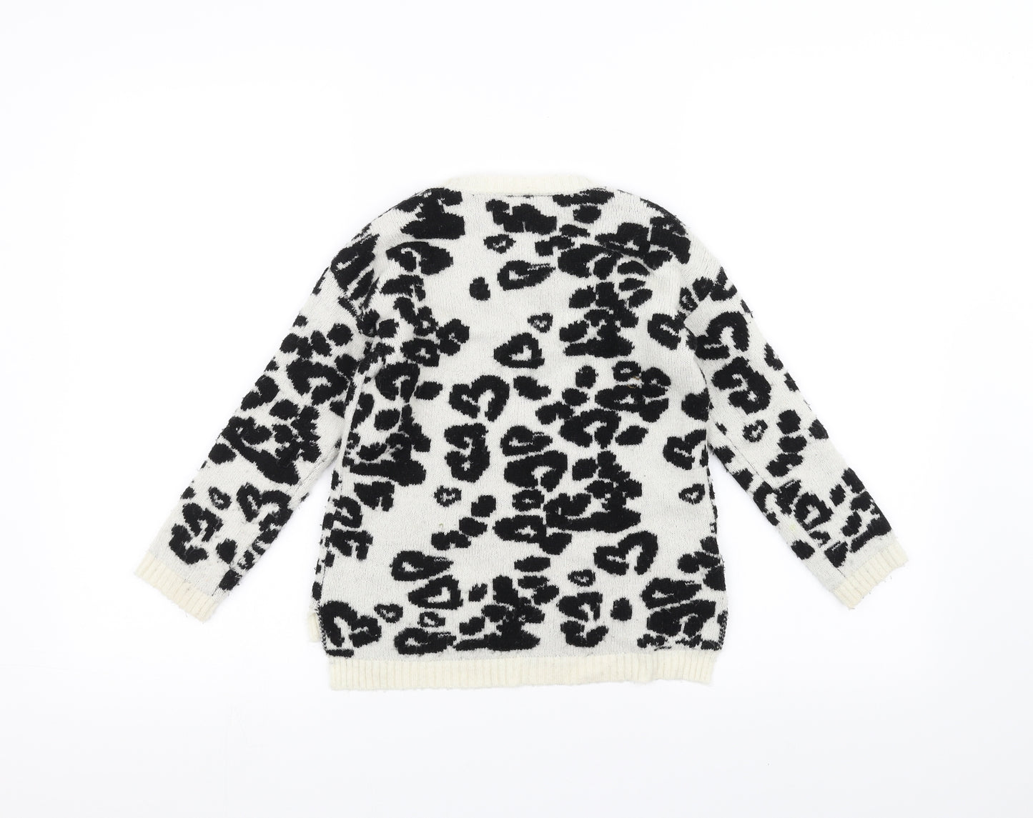 Matalan Boys White   Pullover Jumper Size 5 Years