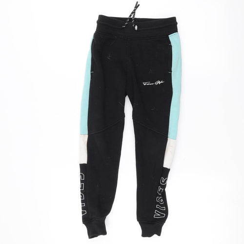 George Boys Black   Sweatpants Trousers Size 6-7 Years