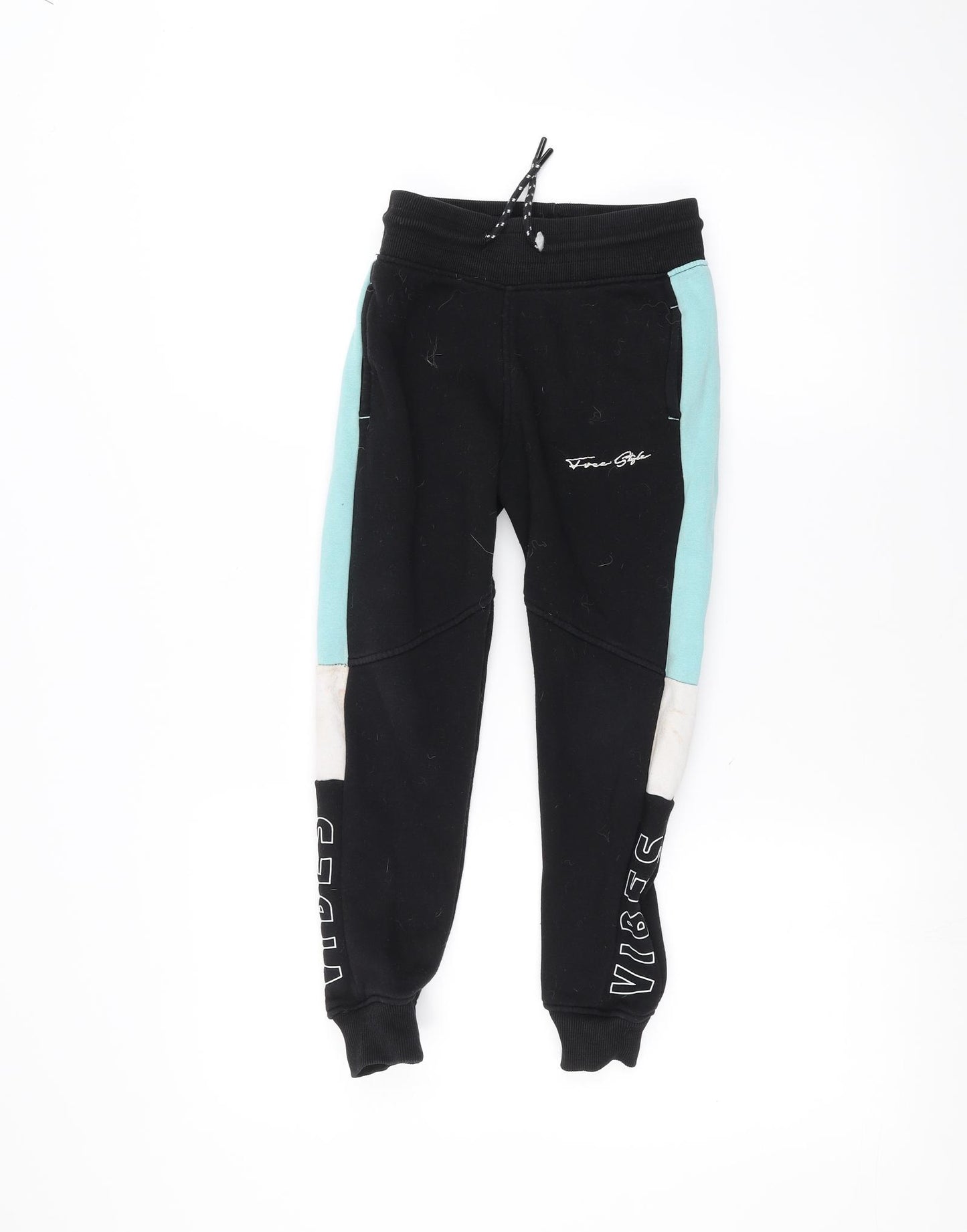 George Boys Black   Sweatpants Trousers Size 6-7 Years