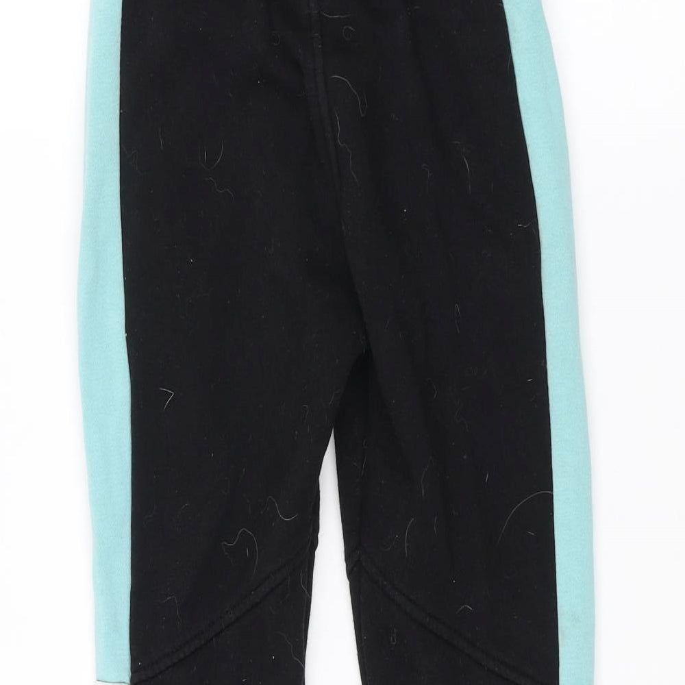 George Boys Black   Sweatpants Trousers Size 6-7 Years