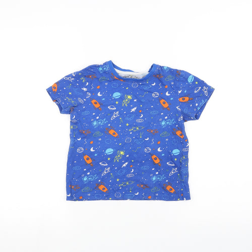 Pep&Co Boys Blue   Basic T-Shirt Size 6-7 Years