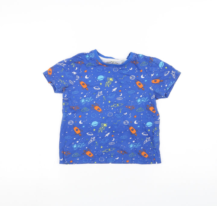 Pep&Co Boys Blue Basic T-Shirt Size 6-7 Years