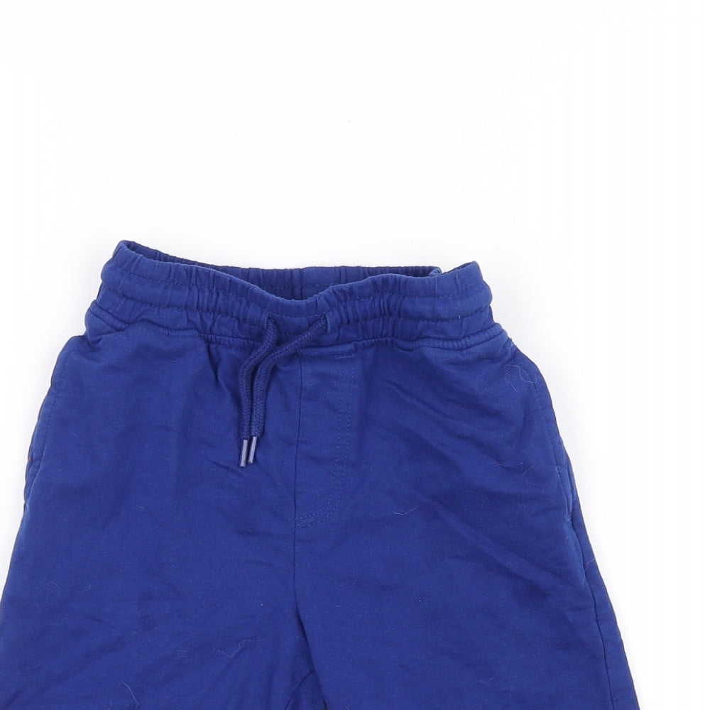 Pep&Co Girls Blue   Sweat Shorts Size 6-7 Years