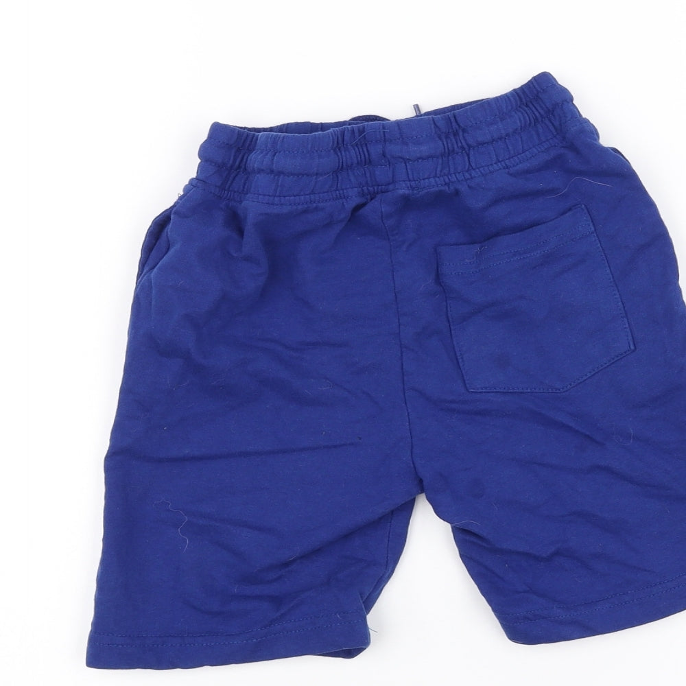 Pep&Co Girls Blue   Sweat Shorts Size 6-7 Years