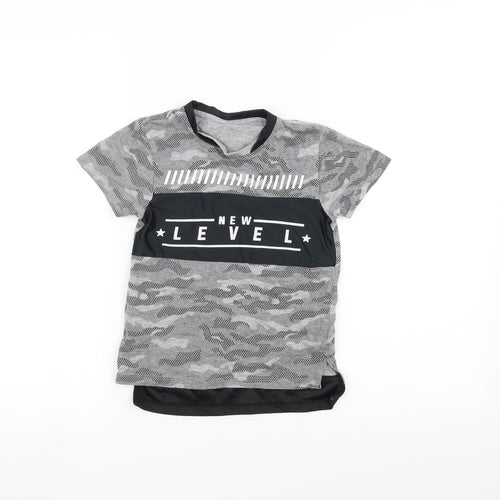 Pep&Co Boys Grey   Basic T-Shirt Size 5-6 Years
