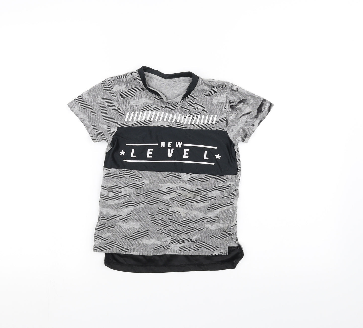 Pep&Co Boys Grey   Basic T-Shirt Size 5-6 Years